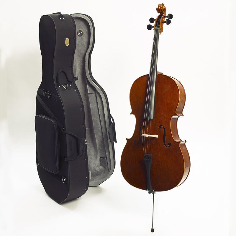 Stentor Conservatoire Cello Outfit, 4/4 Strings, Bows & More