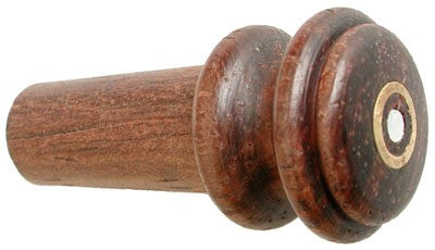 Teller Fluted Violin Endpin, Rosewood with Parisian Eye