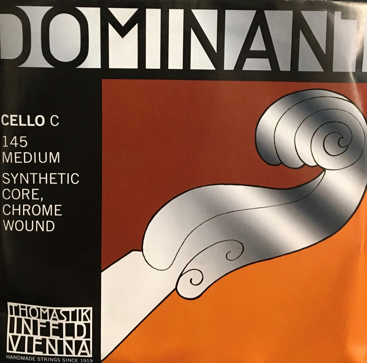 Thomastik-Infeld Dominant Cello Strings - Medium, 4/4 Strings, Bows & More