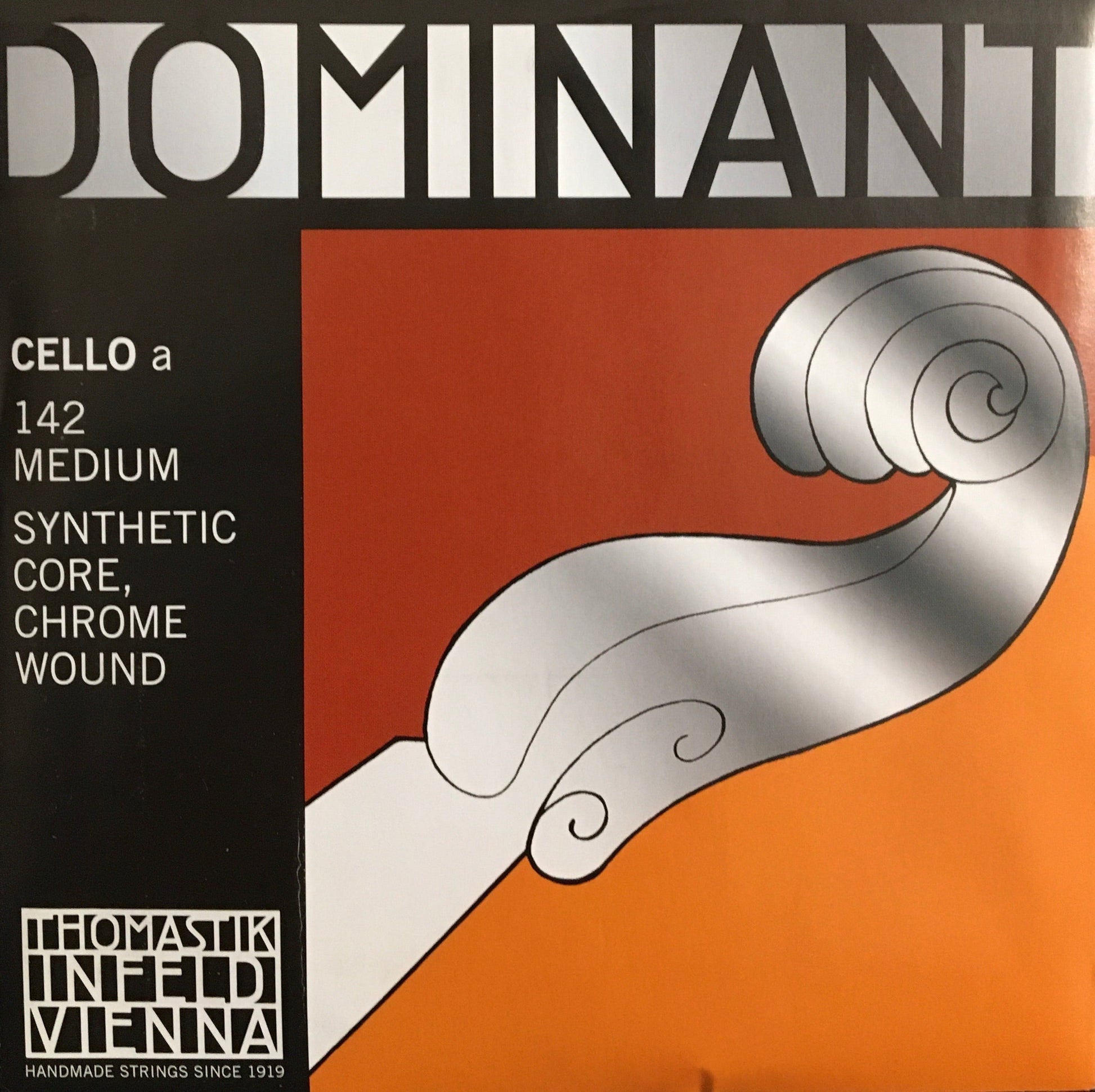 Thomastik-Infeld Dominant Cello Strings - Medium, 4/4 Strings, Bows & More