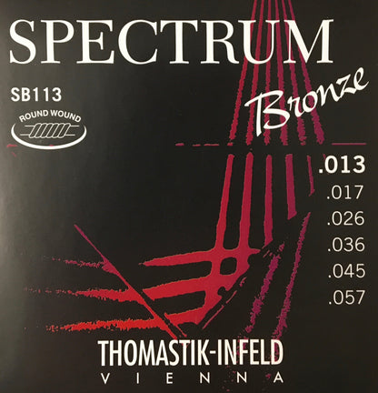 Thomastik-Infeld Spectrum Bronze Acoustic Guitar 6 String Set Strings, Bows & More