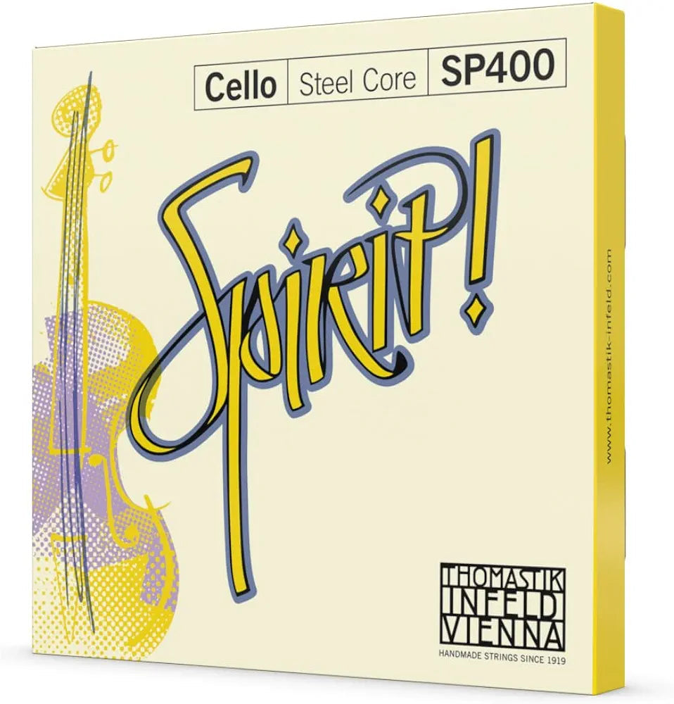 Thomastik-Infeld Spirit Cello Strings - 4/4, 3/4, 1/2 Strings, Bows & More