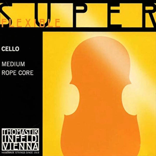 Thomastik-Infeld Superflexible Cello String Set - 4/4 Strings, Bows & More