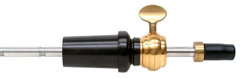 ULSA Bass Ebony Endpin, Brass Ring, 10mm x 45cm