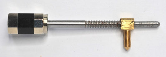 Violin Bow Screw with Black and Nickel button and Brass Eyelet