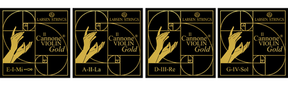 Larsen IL CANNONE GOLD Violin Strings, 4/4