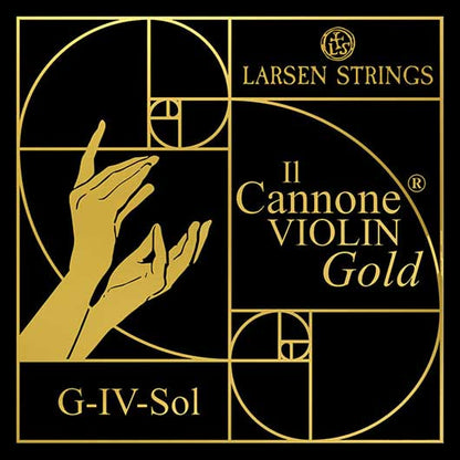 Larsen IL CANNONE GOLD Violin Strings, 4/4