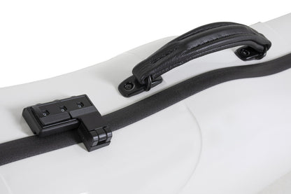 GEWA Air 2.0 Adjustable Viola Case - White - lock & handle