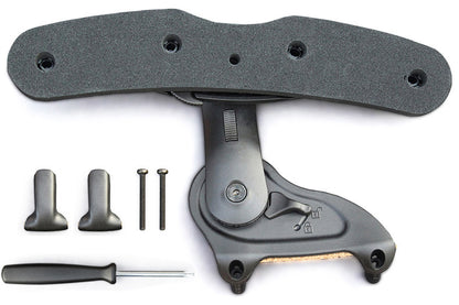 Wittner Isny Violin Shoulder Rest, 4/4-3/4, with a screwdriver and mounting parts