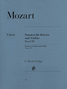 Mozart: Sonatas for Piano & Violin, Volume III