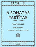 BACH, J. S. - 6 Sonatas & Partitas for Violin Solo, S. 1001-1006, edited by Ivan Galamian