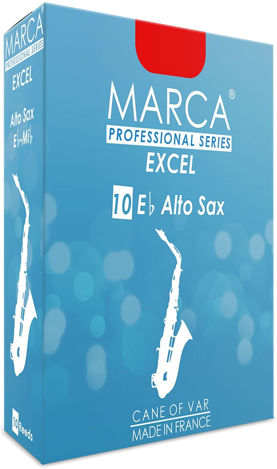 Marca Excel Alto Saxophone Reeds - Box of 10