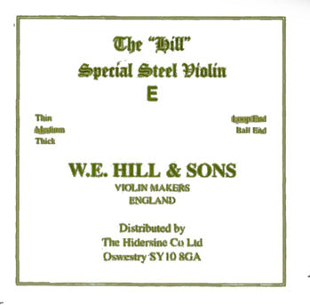 The "Hill" Violin E String - 4/4